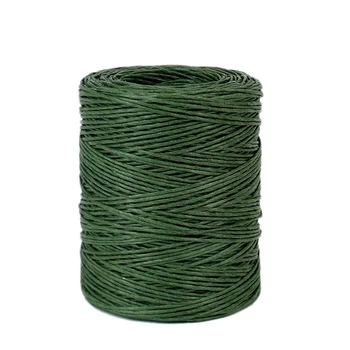 1,0 Mm Zeleno Cvetno Vežejo Žice Zaviti Vrvic Ročno Železne Žice Papir Ratana za Cvetlične Šopke (Dolžina: 210M)