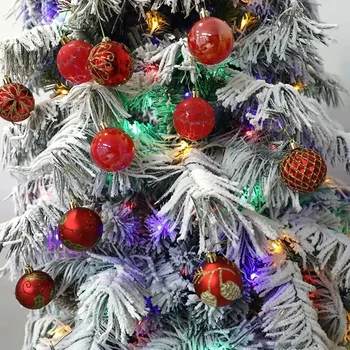 12pcs 6 cm Božični Kroglice Nastavite Multicolor Božični Okraski 2023 Novo Leto Xmas Tree Okraski Nastavite za Domačo Stranko
