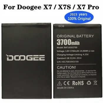 2023 let 100% Prvotne Doogee X7 Pro Baterije Za Doogee X7 /X7 Pro BAT16503700 3700mAh Telefon Bateria Baterije Na Zalogi