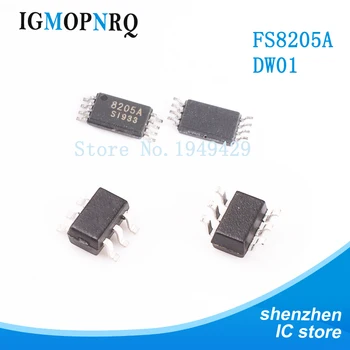20PCS DW01 (SOT23-6) + FS8205A (TSSOP8) 10PCS+10PCS litijeva baterija zaščita čipa 100% nova