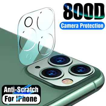 800D Fotoaparat Zaščito Stekla Za iPhone 11 12 Pro Max X XR XS MAX Zaščitnik Zaslon Na iPhone 11 7 8 Plus SE Objektiv Kamere Stekla