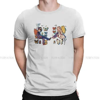 Anime Wc Zavezuje Odlično Metuljev Par Bombaž Majica Vintage Moda za Moške Tshirt O-Vratu Ulične