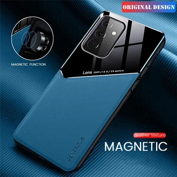 Avto Magnetne pleksi steklo, Usnje, Telefon Primeru Za Huawei Honor 20 50 Lite 30 60 Pro 8X 9X Y7A Y9A Y9S Nova 3 I 5T Pokrov