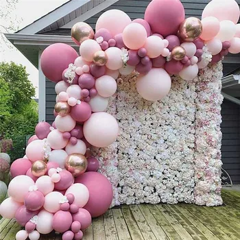 Balon Garland Arch Komplet Rojstni Dan Dekoracijo Dekle Rojstni Dan Folija Baloni Baby Tuš Dekor Globos Svate Dobave