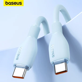 Baseus PD 100W USB C Kabel Za iPhone 15 Hitro Kabel za Polnjenje Za Samsung Xiaomi Huawei Macbook Podatkov Žice Kabel za Polnjenje Mehke TPE