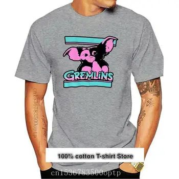 Camiseta de Gremlins Gizmo par hombre, camisa negra, Rosa, Verde, Pastel, 2Xl, 10Xl, nueva