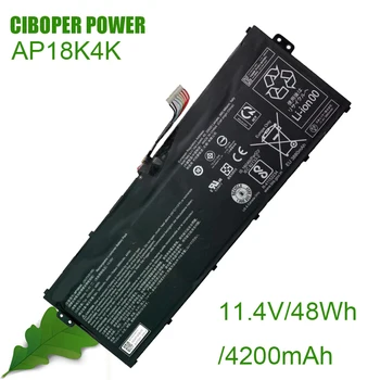 CP Laptop Baterije AP18K4K 11.4 V/4200mAh/48Wh Za Chromebook 311 C721 R721T Series Prenosnik
