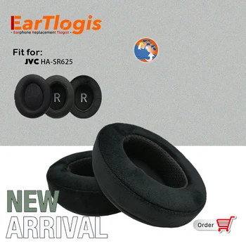 EarTlogis Zamenjava Blazinic za JVC HA-SR625 Slušalke Zgostitev spominske Pene, Blazine Ovalne Slušalke Earmuff Earpads