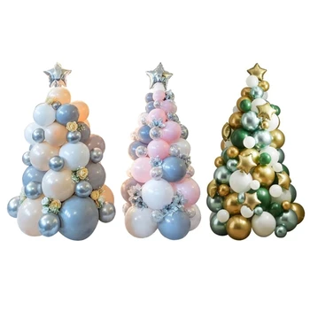 Folije Star Christmas Tree Balon za Novo Leto Stranka Dekor Božični Okraski Dropshipping