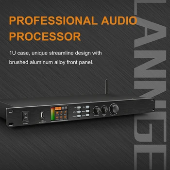 K1800 Strokovno Digitalni Zvočni Procesor 32-Bitni DSP Karaoke Procesor KTV Pre-Učinki tridimenzionalni Učinek Odmeva, Sistem Zvočnikov Bluetooth, USB