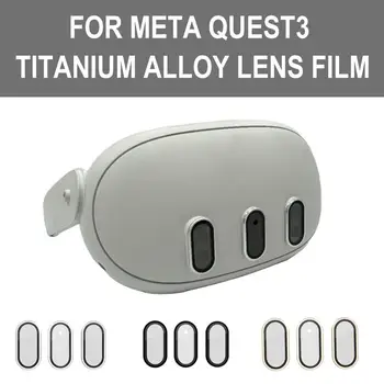Kovinski Okvir Sprednji Objektiv Film Za Meta Quest 3 Vodja Enote Gostiteljice Kaljeno Film HD Prosojno Steklo Zaščitno folijo