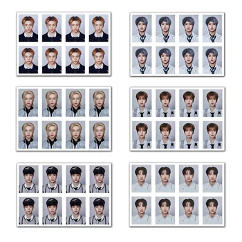 Kpop Idol Potepuških Otroci ID Fotografija 1 cm Potni list, osebna Izkaznica Foto Tiskanje Kartico Felix HyunJin Minho Jeongin Seungmin PhotoCard Navijači Darilo