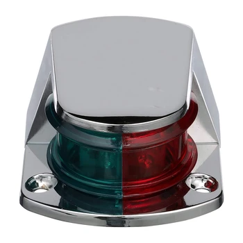 LED Bi-Color Lok Svetlo Rdeče In Zelene Leče LED Navigacijska Luč Za Jadro Powerboats Za Pontona