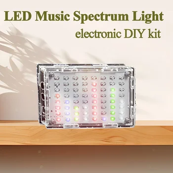 LED Glasbeni Spekter Zaslonu za Vgradnjo DIY Elektronskih Usposabljanje Spajkanje SMD Komponent Praksi premičnih Delov,