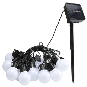 LED Solarna Svetilka Power LED Niz Vila Luči Venci Vrt Božični Dekor za na Prostem(30 Lučka)