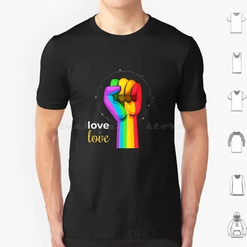Ljubezen Je Ljubezen!-Lepe In Pisane Prisotna, Aktivist V Ponos Mesec! Majica 6Xl Bombaž Kul Tee, Biseksualci in Ponos