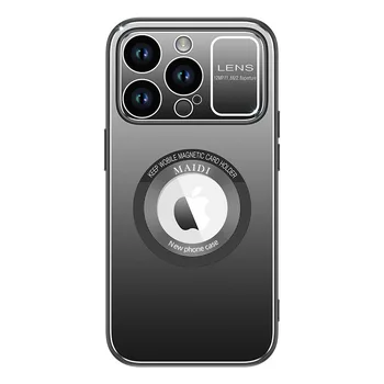 Magnetni Motnega Nazaj Primeru Telefon Za Iphone 12 13 14 Max Pro Plus Z Zaščito Objektiva Magsafe Za Iphone 12 13 14 Promax Pokrov