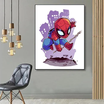 Marvel 5D DIY Diamond Slikarstvo Kit Cartoon Super Junak Spider Man Križ Vezenje Ročno Diamant, Mozaik, Art Darilo