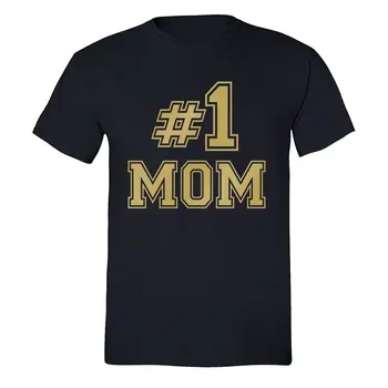 Materinski Dan t shirt #1 Številka ena Mama, Žena T-shirt Kraljica Žena t-shirt Črna