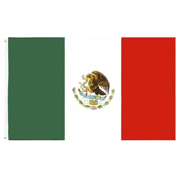 Mexicanos Mehika Nacionalni 90X150cm Poliester Mehika Zastav Padec Ladijskega prometa