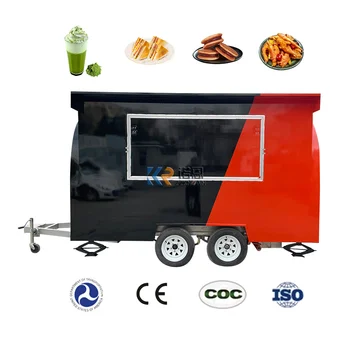 Mobilni Bar Tovornjak Hrane Popolnoma Opremljeno Prikolico Hrane Tovornjak Prikolice s Polno Kuhinjska Oprema