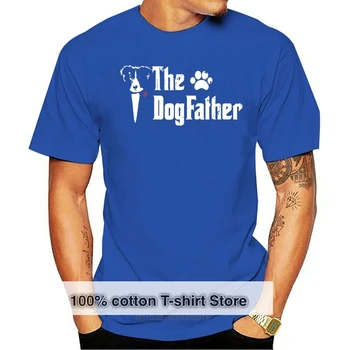 Moški Je Dogfather Mejni škotski ovčarski pes Pes Oče Majica Dan očetov Dar Nove Bombaž Prosti čas, Moda Hip Hop blagovne Znamke Človek Priložnostne T-Shirt