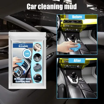 Nova Notranjost Podrobno Odstranitev Večkratno Uporabo Auto Air Vent Avto Čistilni Gel Za Čiščenje Blata Car Interior Cleaner