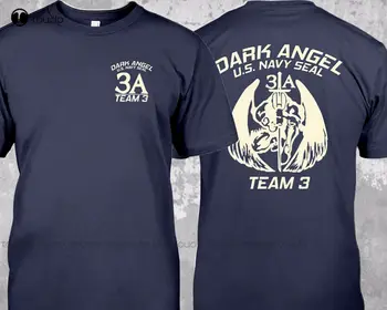 Novo St-3A Dark Angel Zda Vojski Special Force Nswdg Devgru Seal Team 3 T-Shirt Dvojni Stranski Nov Modni O Vratu Slim Fit Majica s kratkimi rokavi