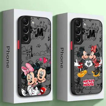 Ohišje za Samsung Galaxy S9 S10 S21 Plus S10 Lite S20 FE S22 5G S23 Ultra S21Ultra S20FE Luksuzni Kritje Natisni Disney Mickey Mouse