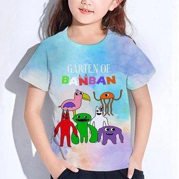 Otrok 3D T-shirt Garten Od BanBan T Shirt Fantje Dekleta Risanka Kratek Rokav Camiseta Otroci Obleke Poletje Tee Vrhovi O-vratu Tshirt