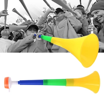 Otrok Trobenta Učenje, Izobraževanje Otroci Otroci Nogometni Stadion Razvedriti Fan Rogovi Nogometno Žogo Vuvuzela Cheerleading