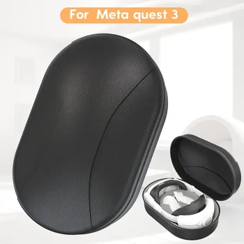 Potovalni kovček za Quest3 Očala Gaming Slušalke Krmilniki Naprave z dodatno Opremo se Shockproof EVA Vrečko za Shranjevanje