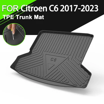 Prtljažnik Mat TPE ZA Citroen C6 2017-2023 Avto Nepremočljiva nedrsečo Gumo Tovora Linijskih Dodatki