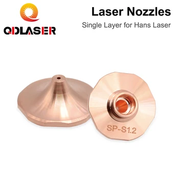 QDLASER DaZu SP Laser Šobe Tip Plum Blossom Rob Eno Plast Dia.28mm H15 Kalibra 1.6 mm in 1,8 mm za Hans Laser