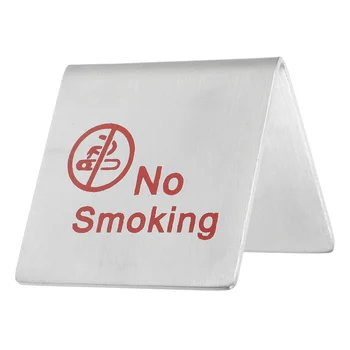 Restavracija Namizni Ne-kajenje Znak iz Nerjavečega Ne-kajenje Šotor Prijavite Namizni Opozarja, da se Prijavite