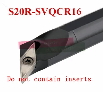 S20R-SVQCR16 20 MM, Notranje Struženje Orodje Tovarne vtičnic, lather,dolgočasno bar,Cnc Orodja, Stružnica obdelovalni