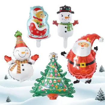 Santa Claus Folija Baloni Počitnice Baloni Snežaka Vesel Božič Drevo Doma Xmas Party Dekoracijo Božični Zabavi