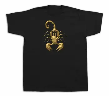 Scorpio Nebesno Horoskop star znaki T shirt Astrologija SIMBOL Univerzalne čar dolgimi rokavi