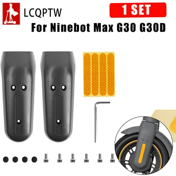 Sprednje Vilice zaščitni Pokrov z Odsevno Nalepko za Ninebot Max G30 G30D KickScooter Sprednje Kolo Stent Shell Popravil Delov