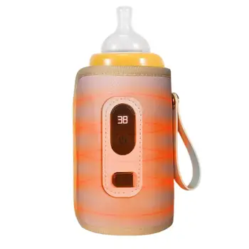 Steklenico Toplejše Za otroško Mleko USB Prenosni Steklenico Ogrevanje Vrečko Potovanje Baby Ogrevanje Varnostni Dodatki Steklenico Mleka Toplejše