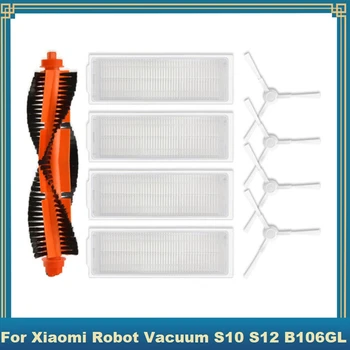 Top Deals 9Pcs Nadomestnih Delov za Xiaomi Robot Vacuum S10 Xiaomi Robot Vacuum S12 B106GL Glavni Strani Krtačo Hepa Filter