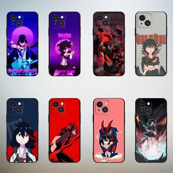 Ubiti-La Ubiti Kul Anime Dekle Primeru Telefon Za iPhone,11,12,Mini,13,14,15,PRO XS,MAX,X,XR,6,7,8,Plus Črno Lupino