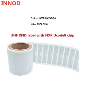 UHF RFID tag EPC 6C nalepka RFID mokro podolgovat 840-960MHZ lepilo pasivni RFID etikete za proizvodno linijo sredstva za sledenje