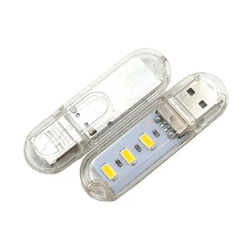 USB LED Lučka 5V Usb Lučka Računalnik, Mobilni Moč Polnjenja Branje Svetlobe Mini Knjiga Svetilke Spalnica Desk Nočna Osvetlitev