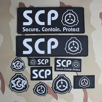 Varno Vsebujejo Zaščito Reflektivni Obliži SCP Temelj Mobilne Task Force Puščico Samoznak Naravni Pojav Taktično Nahrbtnik Značko