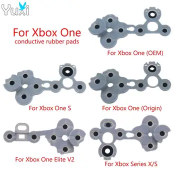 YuXi Za Xbox Serije X-Ov Krmilnik Prevodni Gume Gumb za Xbox En S Elita 2 D-pad Obrnite Ključ Gumbi Gume Blazine