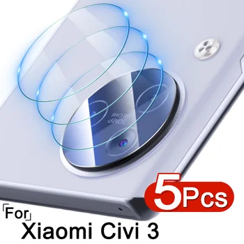 Za Xiaomi Mi Civi 3 Objektiv Kamere na Film, Kaljeno Steklo Objektiva Zaščitnik HD Jasno, Anti-scratch Zaščitni Pokrov Film, ki Mi Civi 3