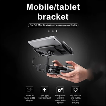 Zložljivi Tablet Držalo za Mobilni Nosilec, Stojalo za DJI Mini 2/ Mavic Serije Daljinski upravljalnik Deli