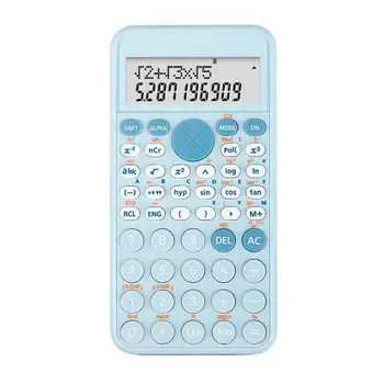 Znanstveni Kalkulator Modra Bela Študent Kalkulatorji Za Razredu Srednje Visoko Šolo Ali Fakulteto Majhen Žepni Kalkulatorji Za