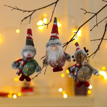 Čezmejno Novo Barvo Tkanine Pene Tri-dimenzionalni Obesek, Božični Okraski za Božična Drevesa Visi Darila